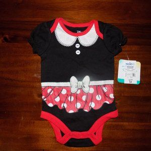 0-3M Onesie Minnie Mouse